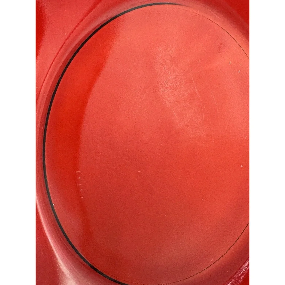 Vintage ROYAL RUBY RED GLASS ROUND‎ 8